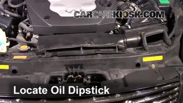 2005 Infiniti G35 3.5L V6 Coupe (2 Door) Oil Check Oil Level